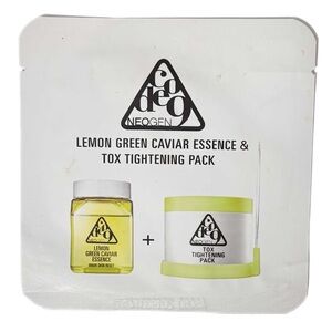 NEW - Neogen Lemon Green Caviar Essence & Tox Exfoliating & Tightening Spa Pack